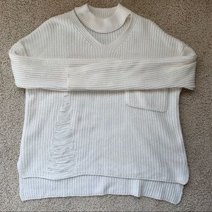 🛍Turtleneck Cut-Out Sweater